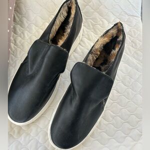 Black Slip-On Shoes